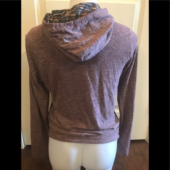 Boys Mauve Bluenotes Long Sleeve Hoodie Top - Picture 3 of 12